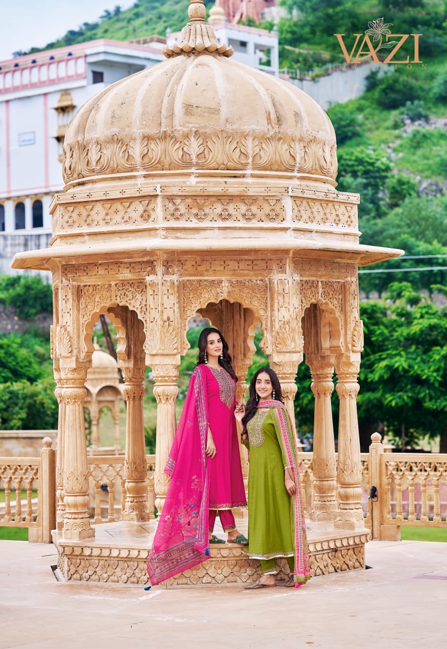 Saboori Vazi Fashion Viscose Readymade Anarkali Suits Supplier Gujarat