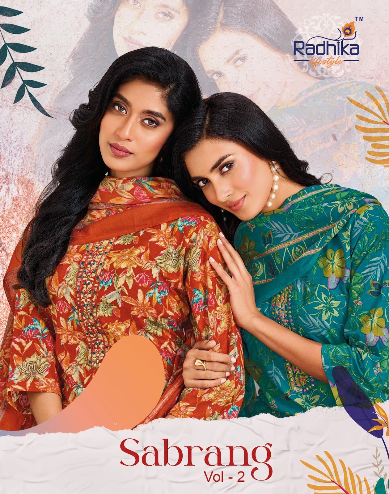 Sabrang Vol 2 Radhika Lifestyle Readymade Cotton Pant Suits Supplier Ahmedabad