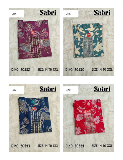 Sabri Jnx Vertican Kurti With Pocket Wholesale Price