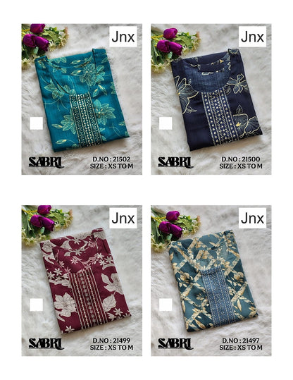 Sabri Jnx Vertican Kurtis Exporter India