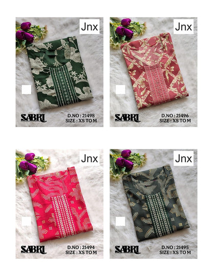 Sabri Jnx Vertican Kurtis Exporter India