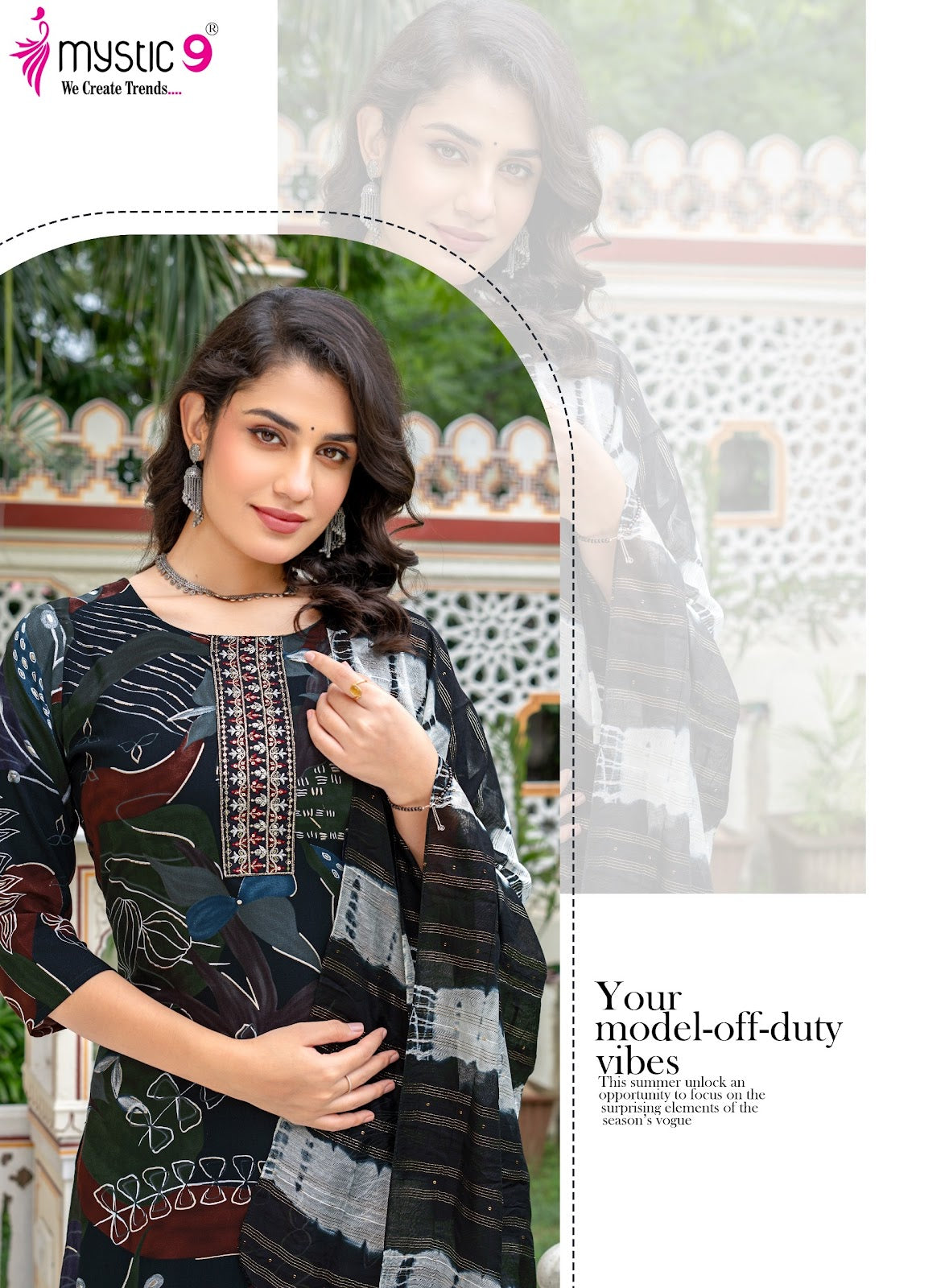 Sabri Vol 10 Mystic 9 Rayon Readymade Pant Style Suits Supplier Ahmedabad