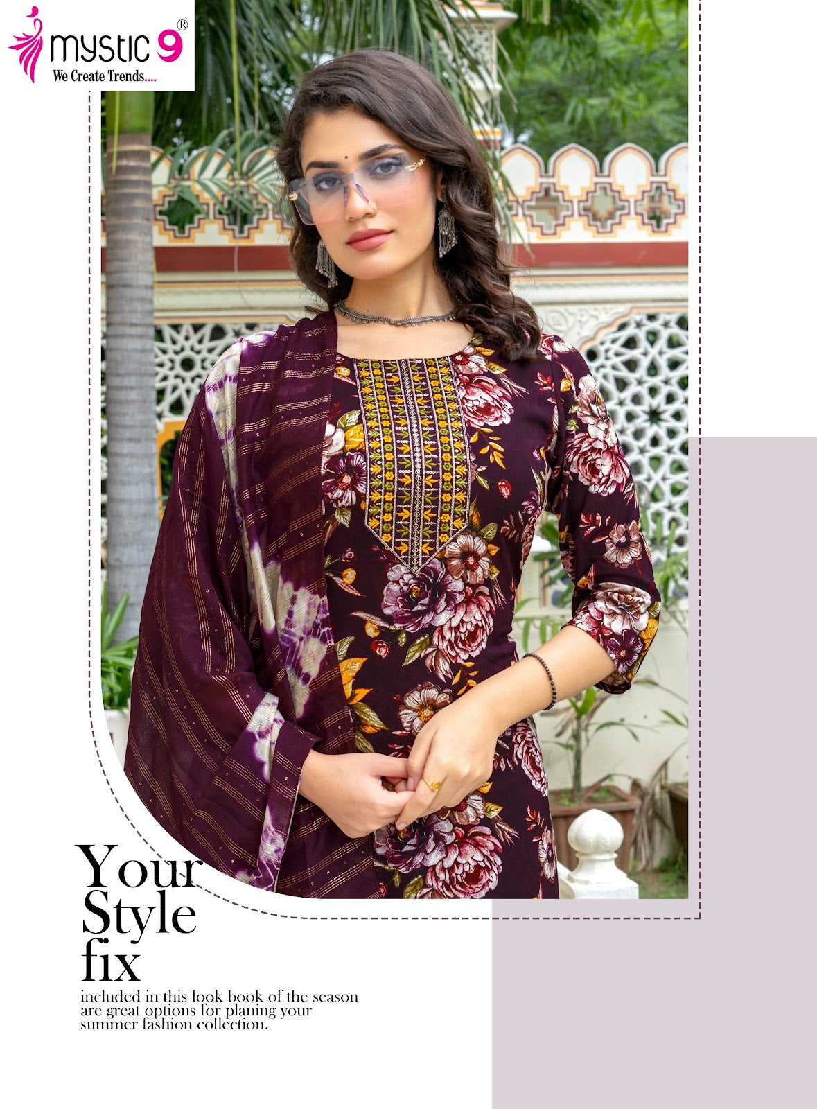 Sabri Vol 10 Mystic 9 Rayon Readymade Pant Style Suits Supplier Ahmedabad