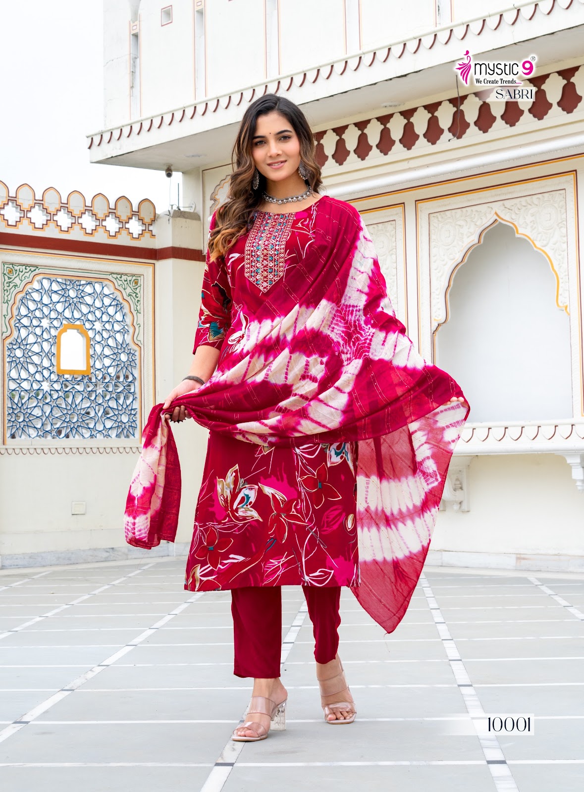 Sabri Vol 10 Mystic 9 Rayon Readymade Pant Style Suits Supplier Ahmedabad