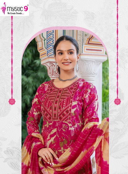 Sabri Vol 11 Mystic 9 Rayon Readymade Pant Style Suits Supplier Ahmedabad