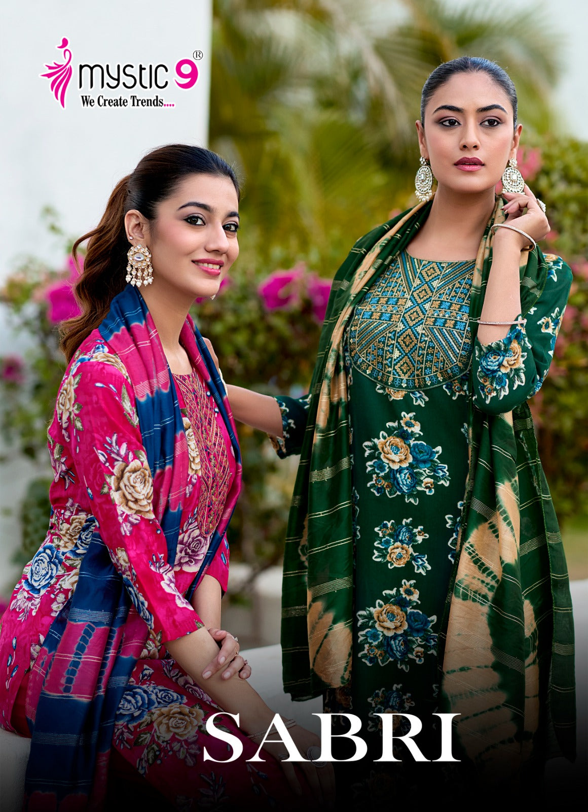 Sabri Vol 14 Mystic 9 Rayon Readymade Pant Style Suits Supplier India