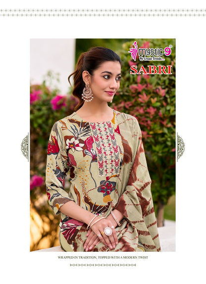 Sabri Vol 14 Mystic 9 Rayon Readymade Pant Style Suits Supplier India