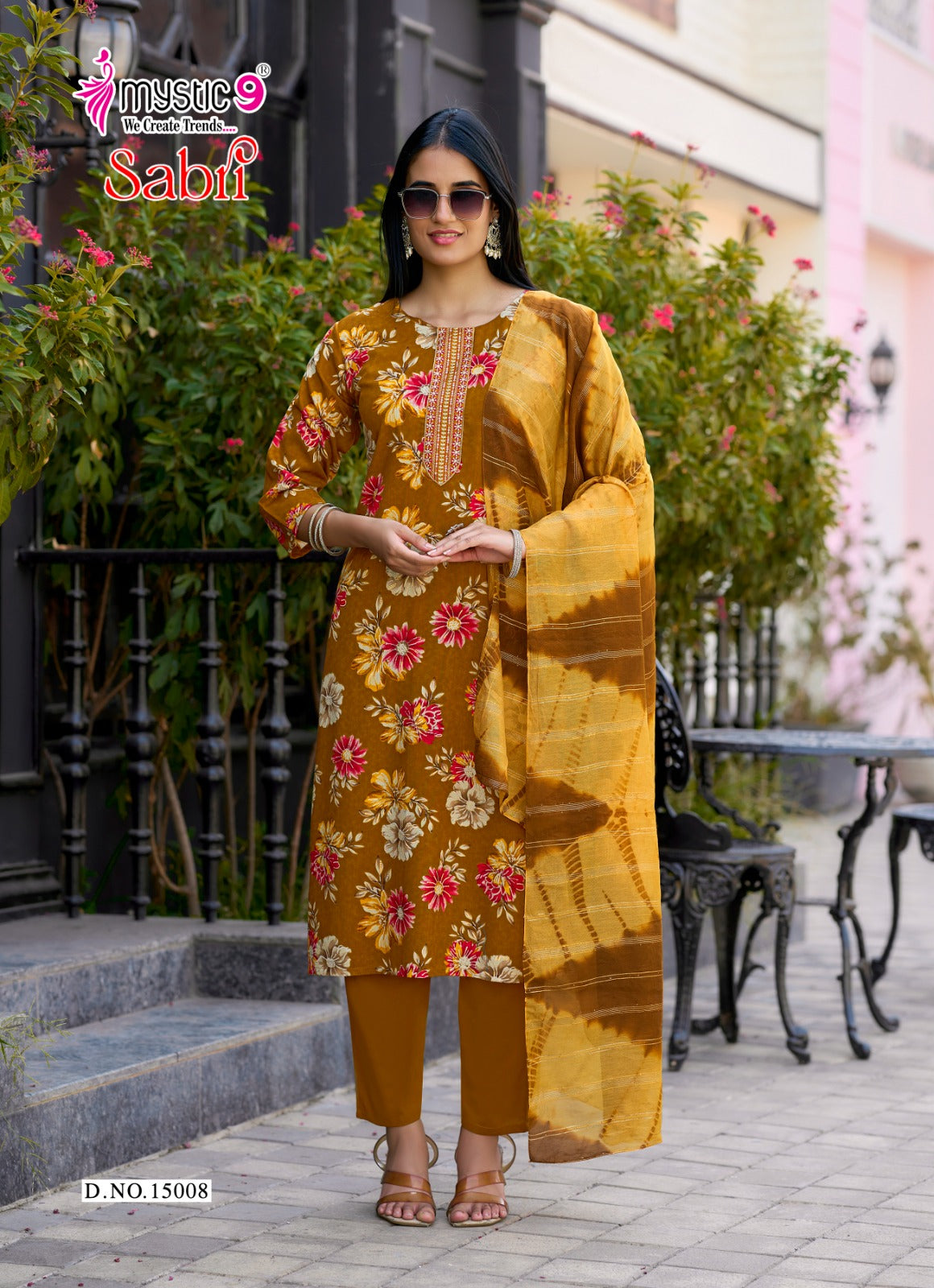 Sabri Vol 15 Mystic 9 Rayon Readymade Pant Style Suits Exporter Gujarat