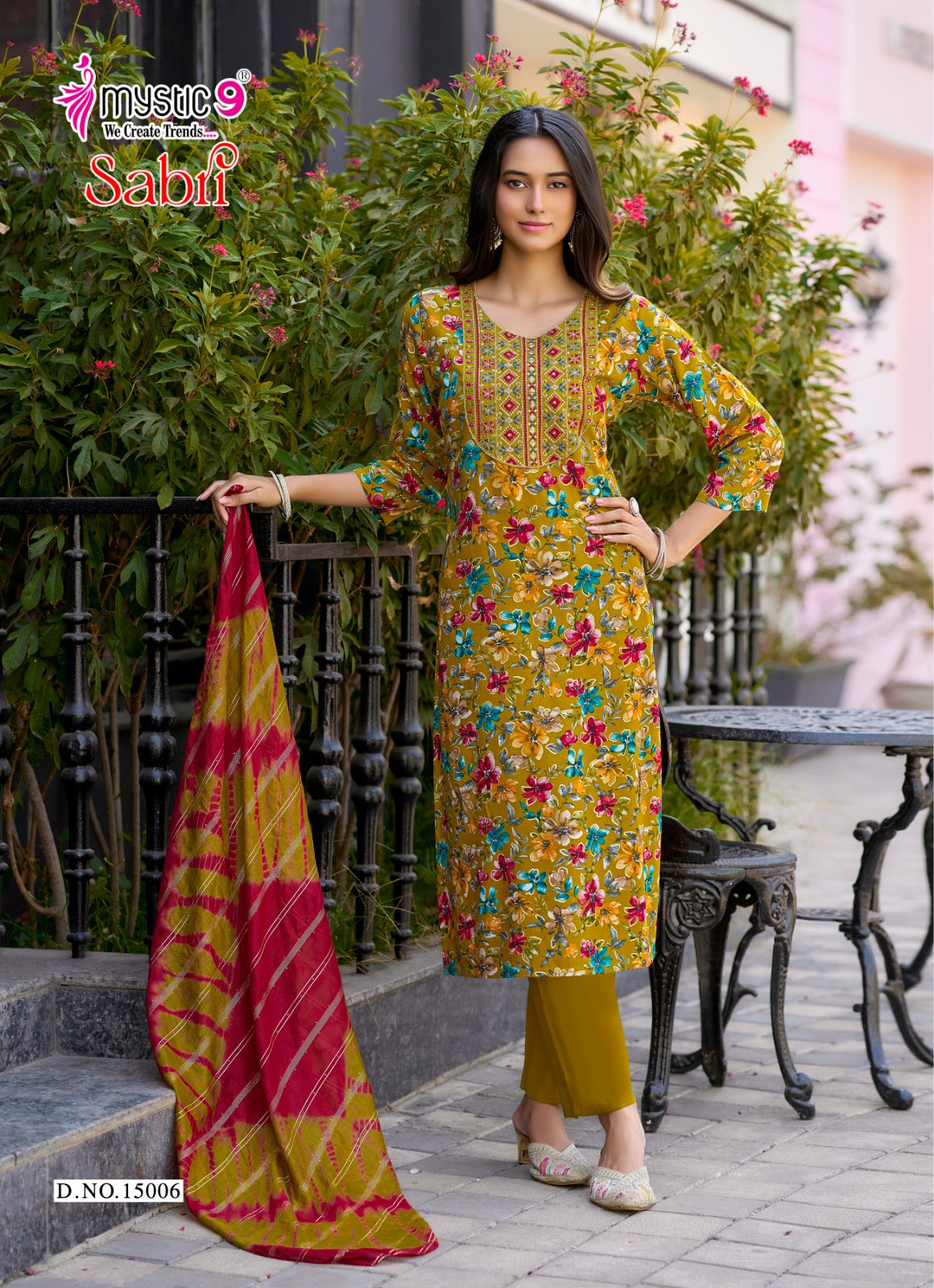 Sabri Vol 15 Mystic 9 Rayon Readymade Pant Style Suits Exporter Gujarat