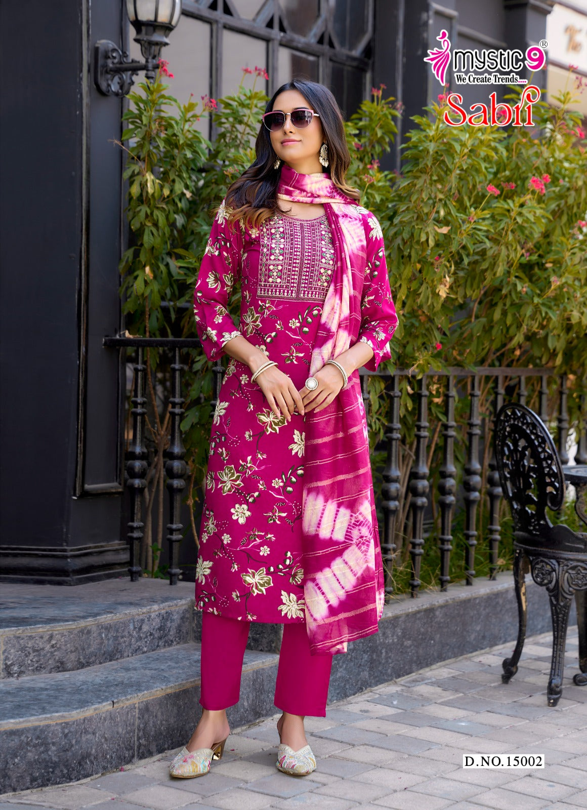 Sabri Vol 15 Mystic 9 Rayon Readymade Pant Style Suits Exporter Gujarat
