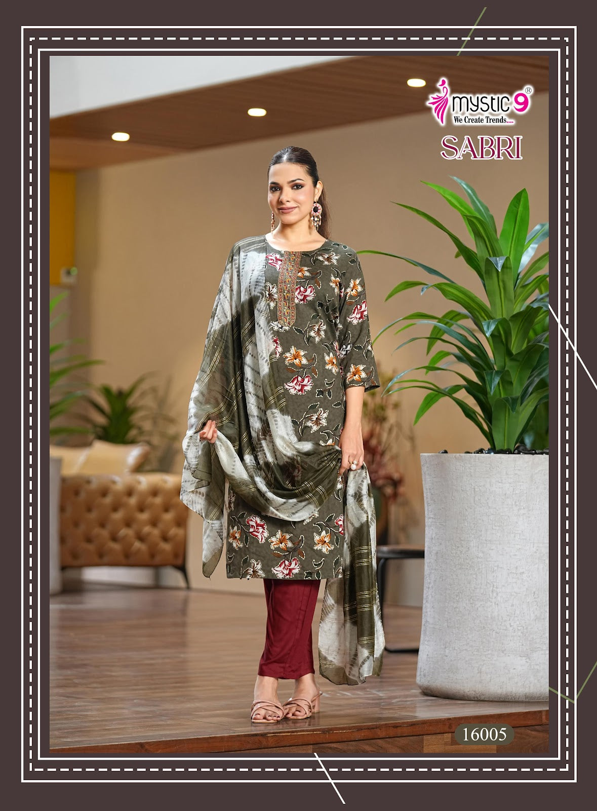 Sabri Vol 16 Mystic 9 Rayon Readymade Pant Style Suits Wholesale Price