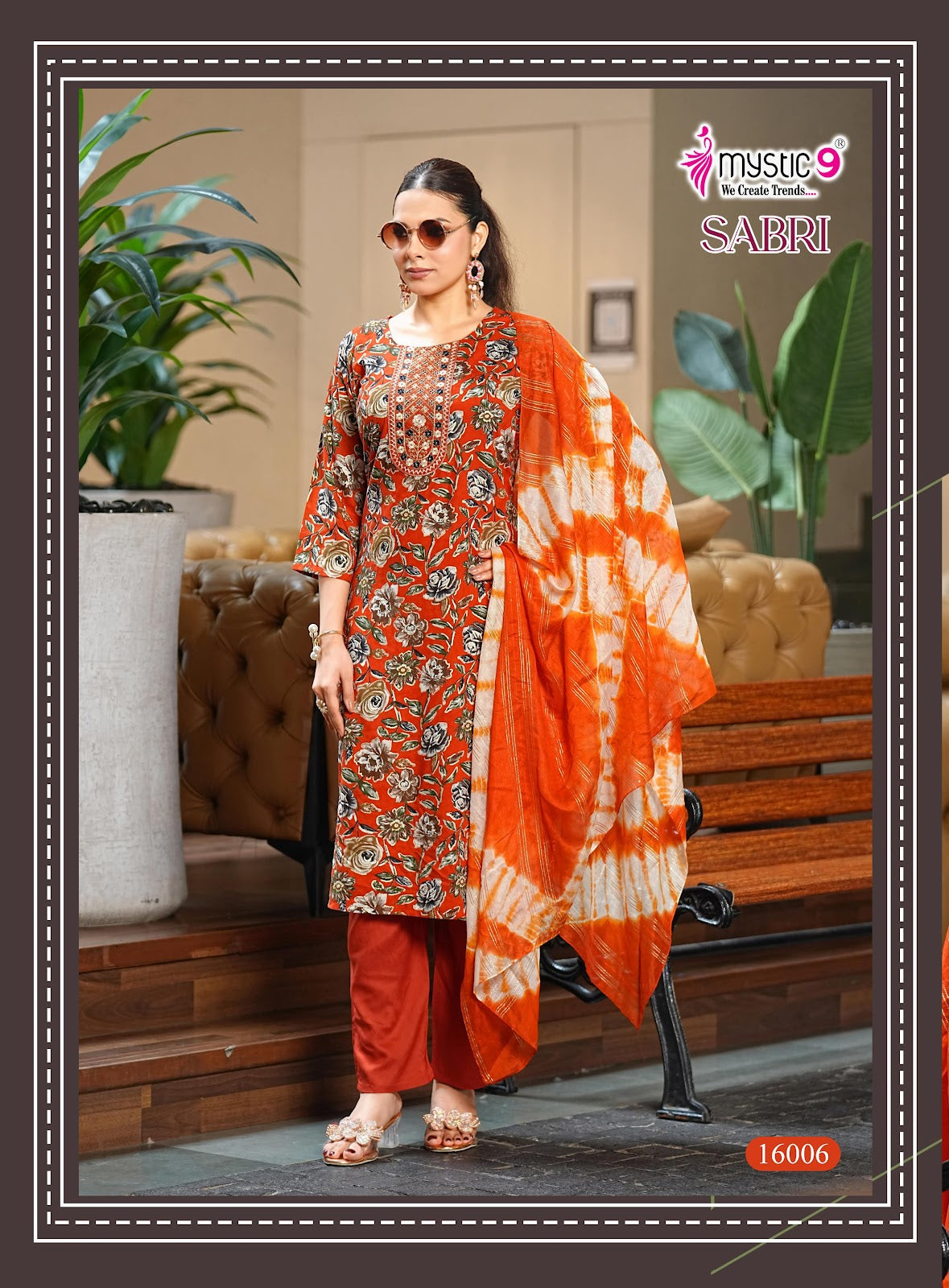 Sabri Vol 16 Mystic 9 Rayon Readymade Pant Style Suits Wholesale Price