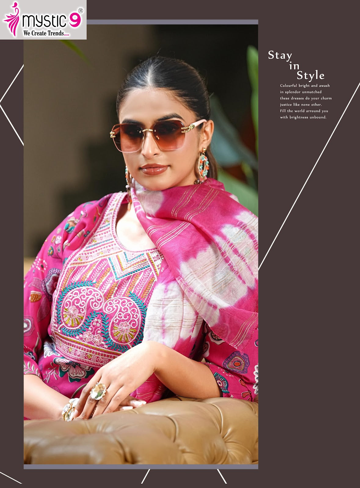 Sabri Vol 16 Mystic 9 Rayon Readymade Pant Style Suits Wholesale Price