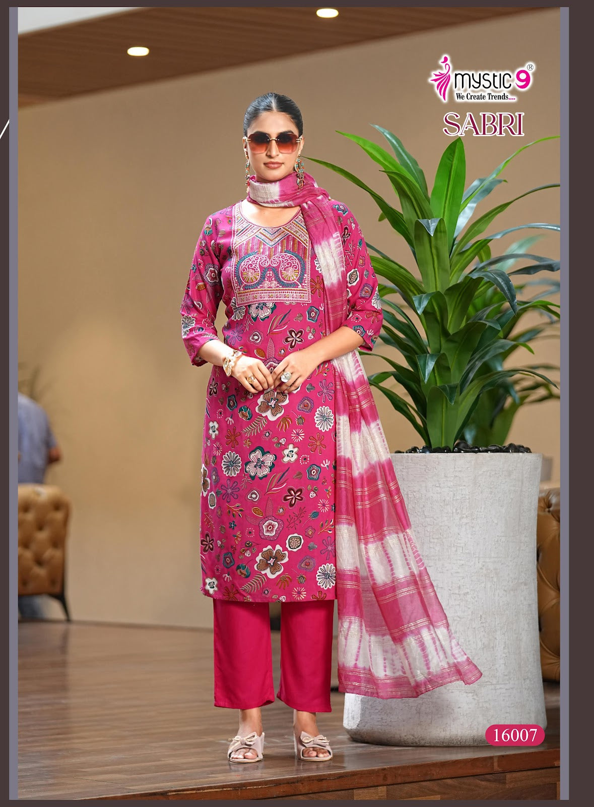 Sabri Vol 16 Mystic 9 Rayon Readymade Pant Style Suits Wholesale Price