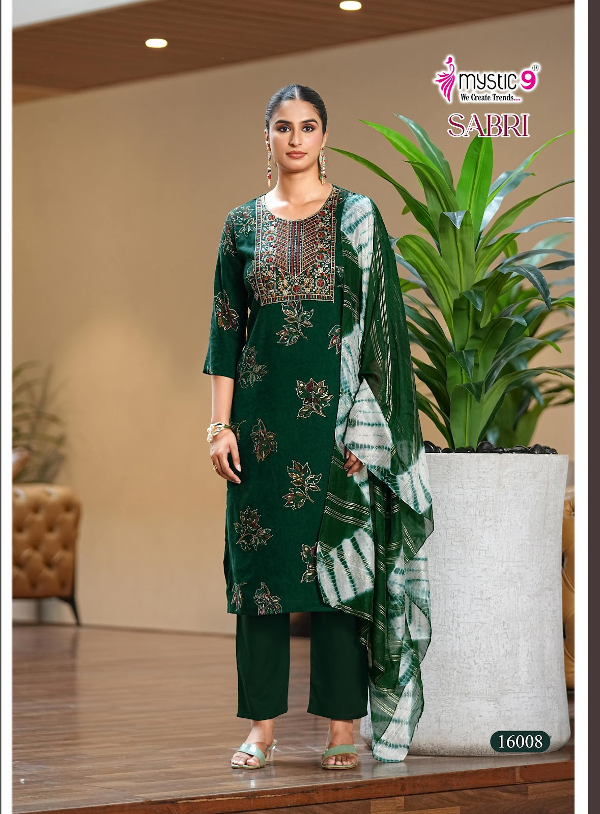 Sabri Vol 16 Mystic 9 Rayon Readymade Pant Style Suits Wholesale Price