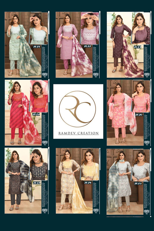 Sabri Vol 3 Ramdev Creation Capsule Readymade Pant Style Suits Manufacturer