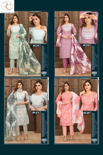 Sabri Vol 3 Ramdev Creation Capsule Readymade Pant Style Suits Manufacturer