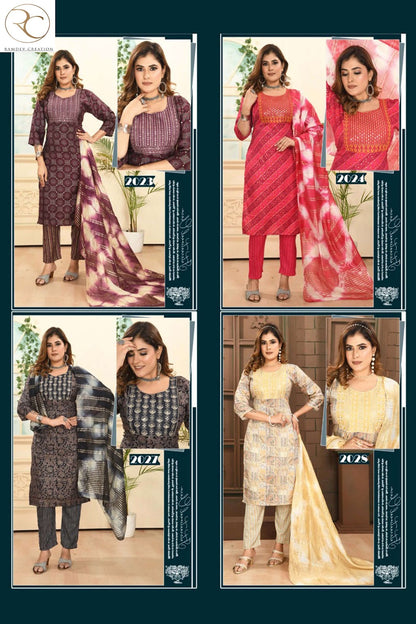 Sabri Vol 3 Ramdev Creation Capsule Readymade Pant Style Suits Manufacturer