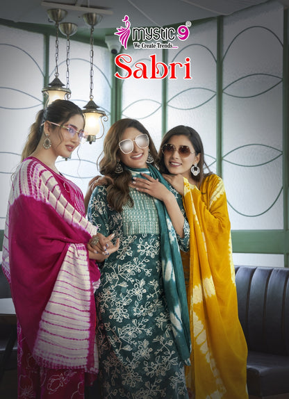Sabri Vol 5 Mystic 9 Rayon Readymade Pant Style Suits Wholesaler India