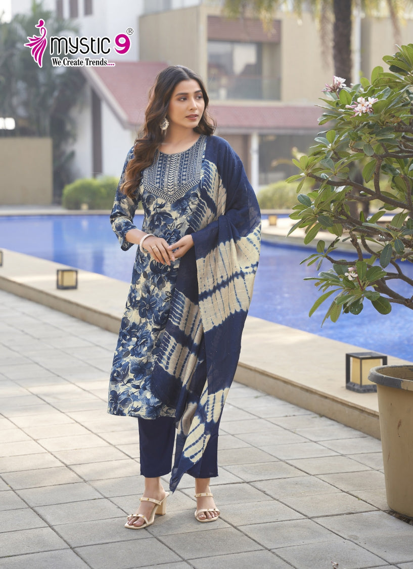 Sabri Vol 6 Mystic 9 Rayon Readymade Pant Style Suits Exporter Ahmedabad