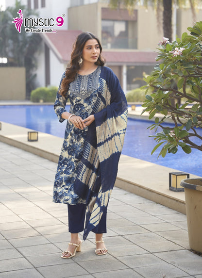 Sabri Vol 6 Mystic 9 Rayon Readymade Pant Style Suits Exporter Ahmedabad
