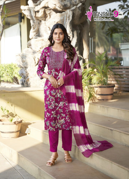 Sabri Vol 6 Mystic 9 Rayon Readymade Pant Style Suits Exporter Ahmedabad