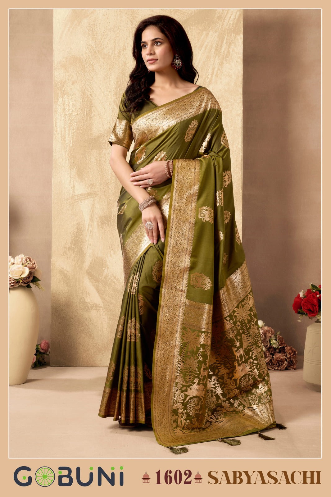 Sabyasachi Gobuni Silk Sarees Supplier India