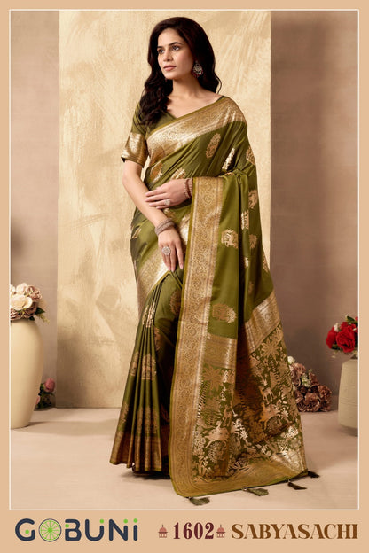 Sabyasachi Gobuni Silk Sarees Supplier India