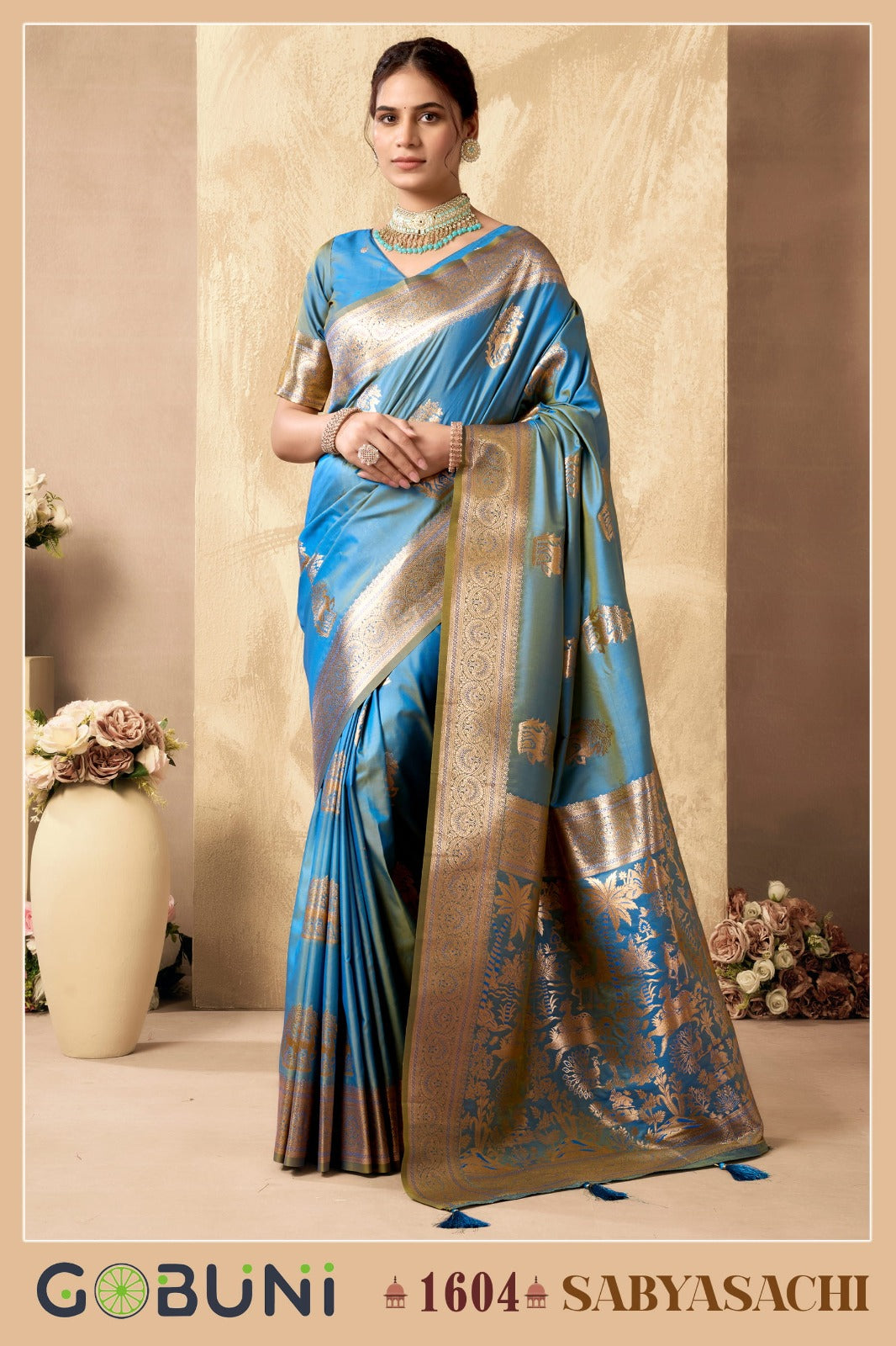 Sabyasachi Gobuni Silk Sarees Supplier India