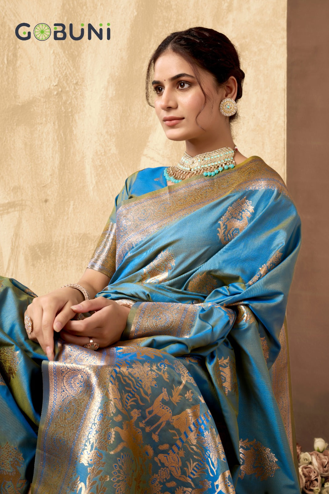 Sabyasachi Gobuni Silk Sarees Supplier India