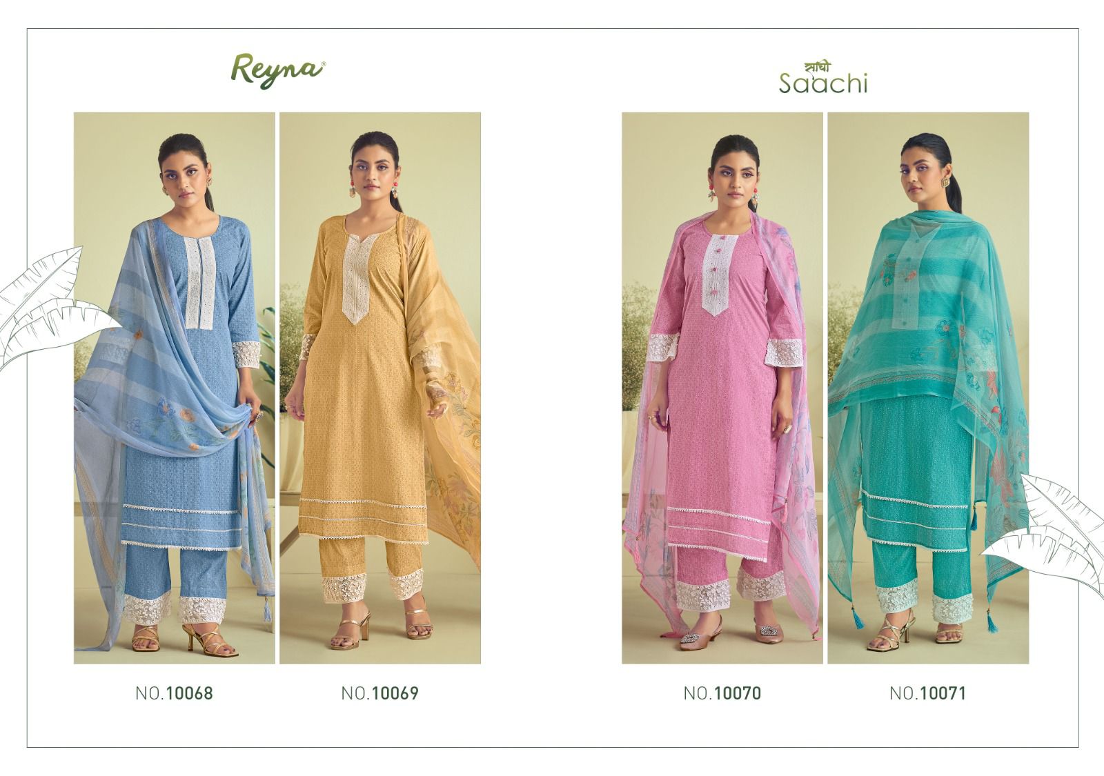 Saachi Reyna Cotton Pant Style Suits