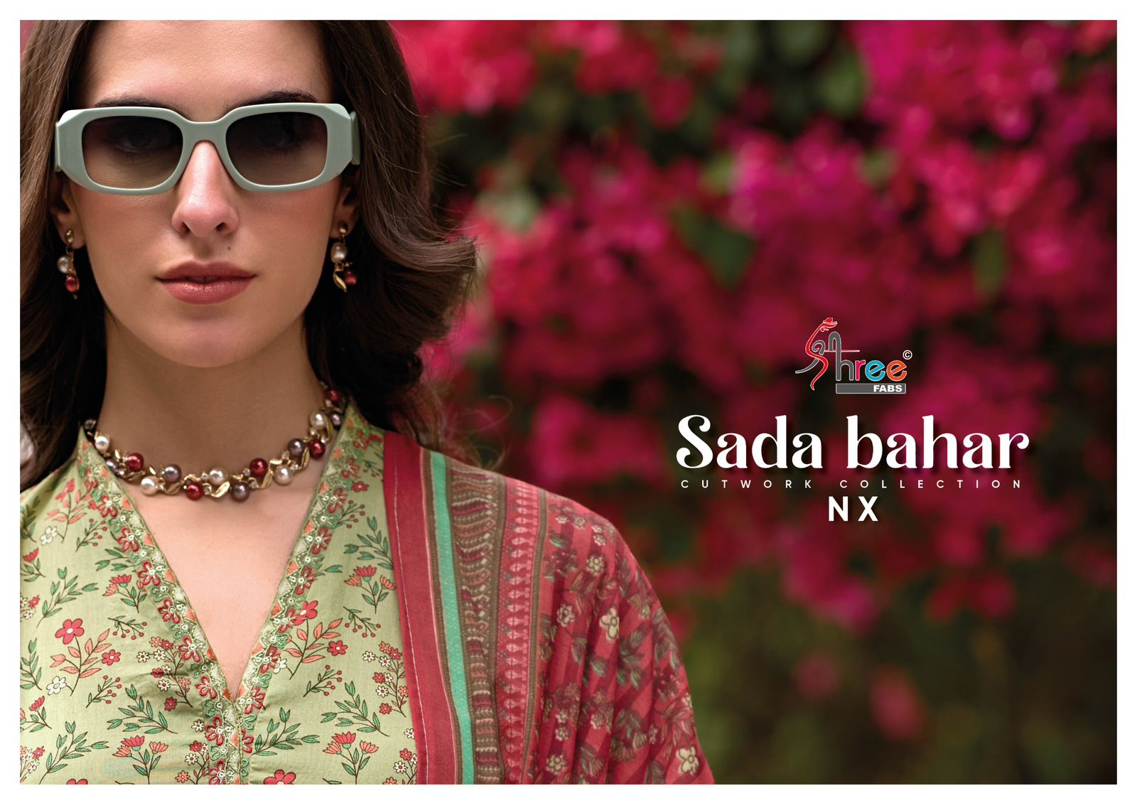 Sada Bahar Cutwork Collection Nx Shree Fabs Pure Cotton Pakistani Salwar Suits Exporter Ahmedabad