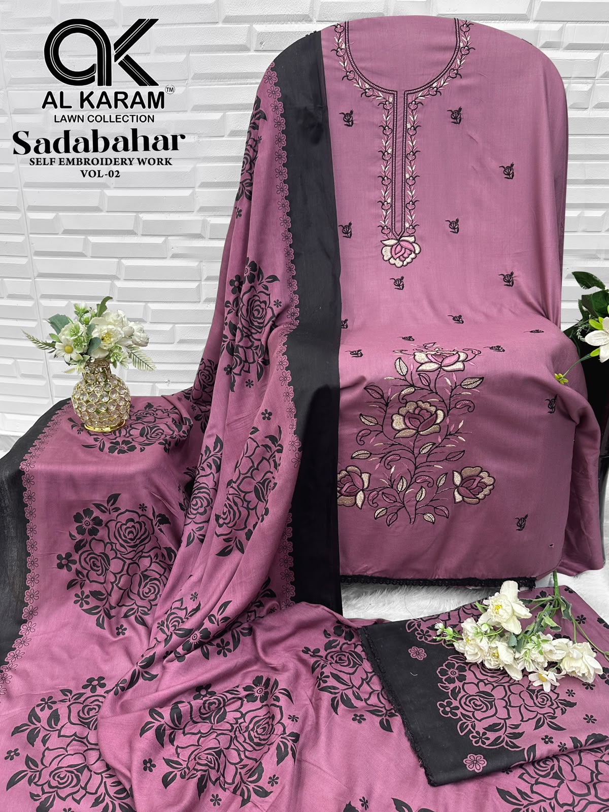 Sadabahar Vol 2 Al Karam Rayon Karachi Salwar Suits Exporter Gujarat