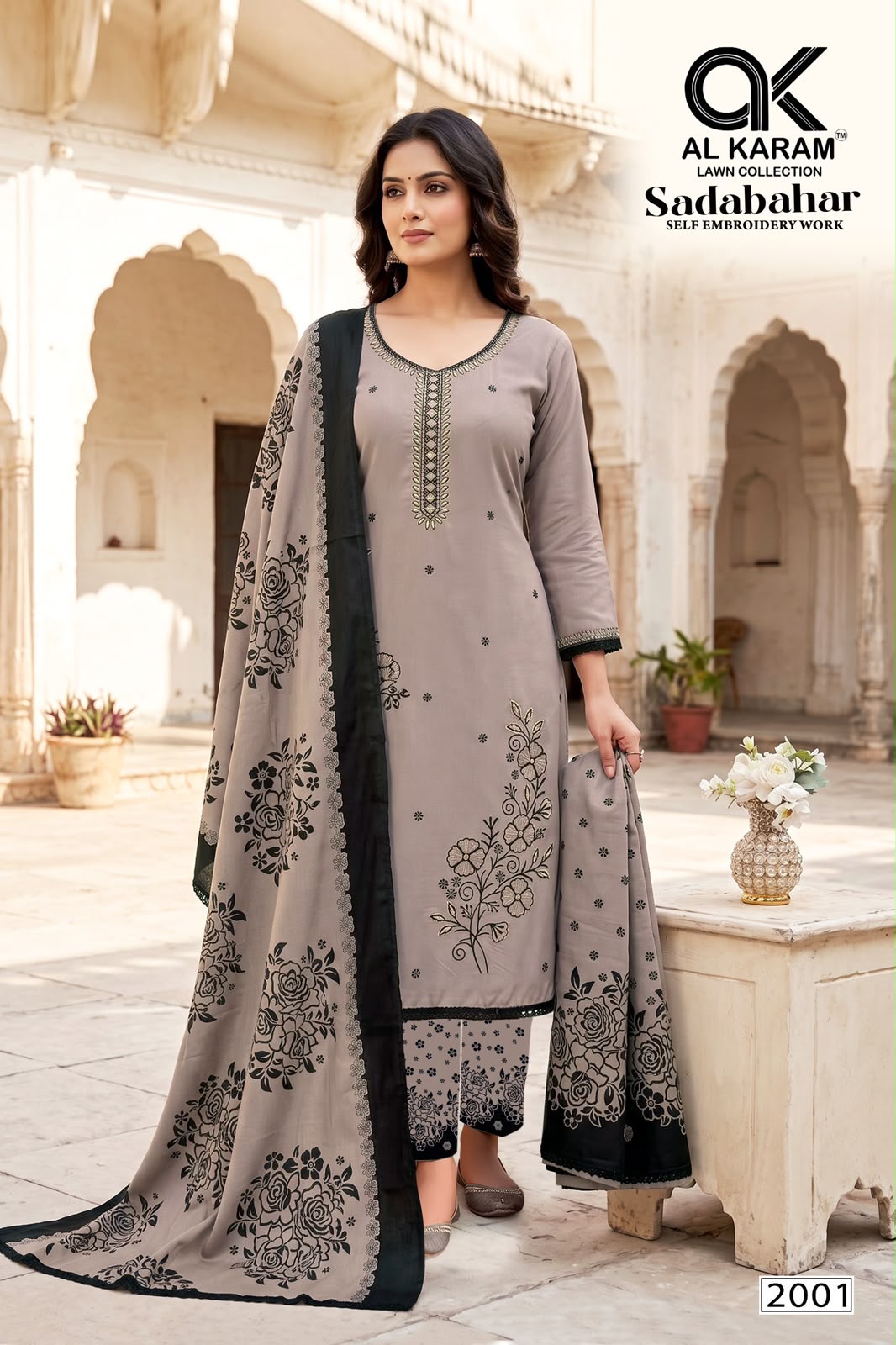 Sadabahar Vol 2 Al Karam Rayon Karachi Salwar Suits Exporter Gujarat