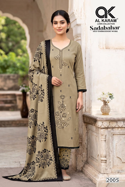 Sadabahar Vol 2 Al Karam Rayon Karachi Salwar Suits Exporter Gujarat