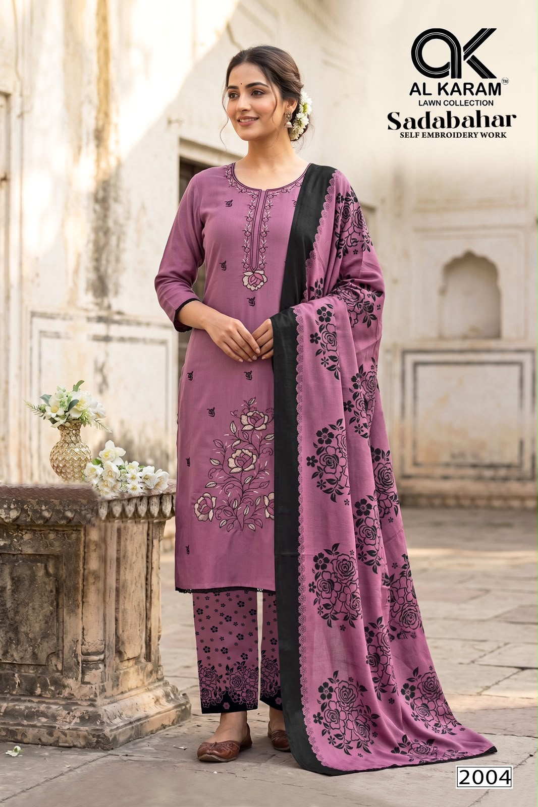 Sadabahar Vol 2 Al Karam Rayon Karachi Salwar Suits Exporter Gujarat