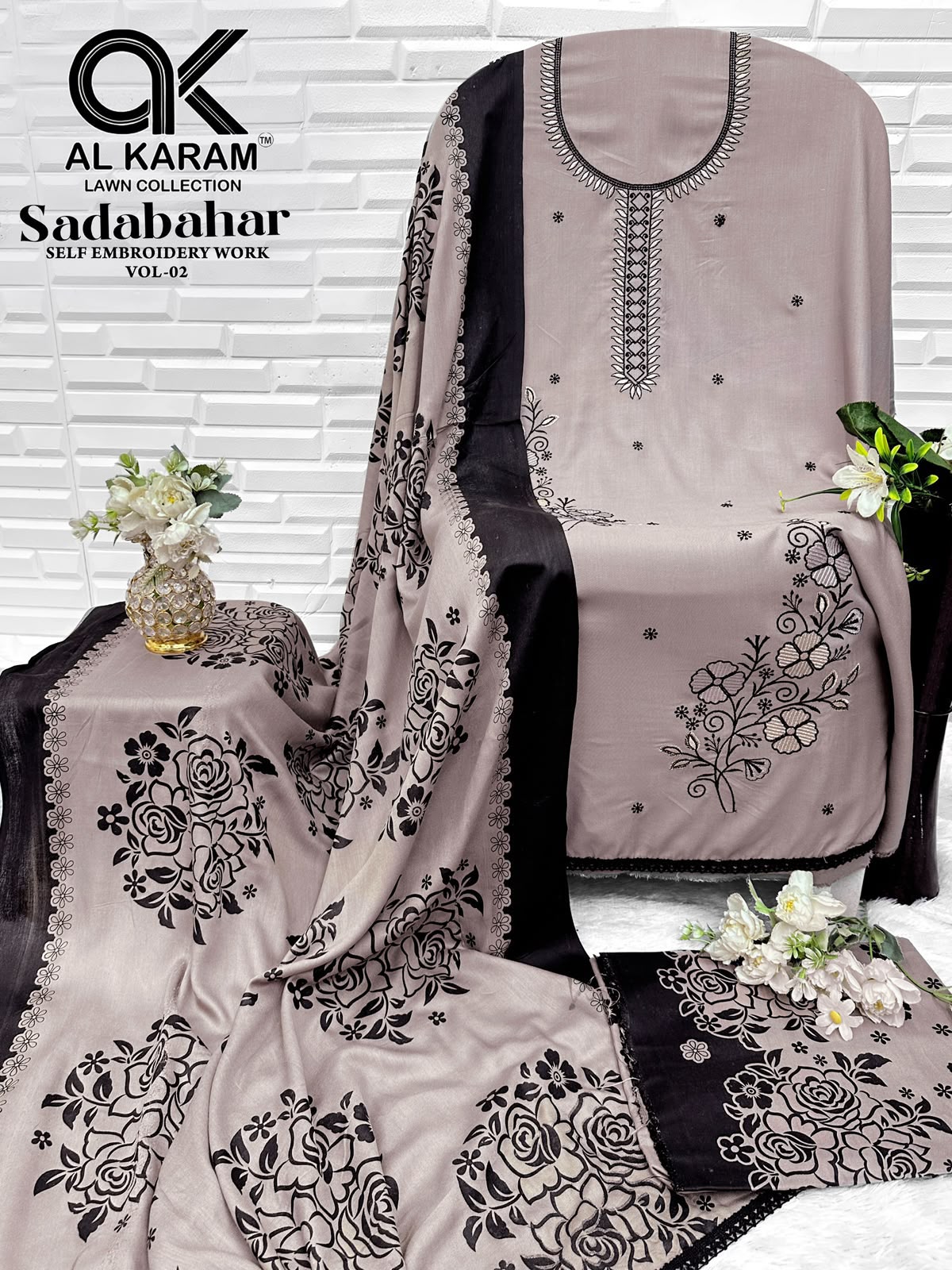 Sadabahar Vol 2 Al Karam Rayon Karachi Salwar Suits Exporter Gujarat