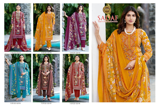 Sadaf Harshit Fashion Soft Cotton Karachi Salwar Suits Exporter