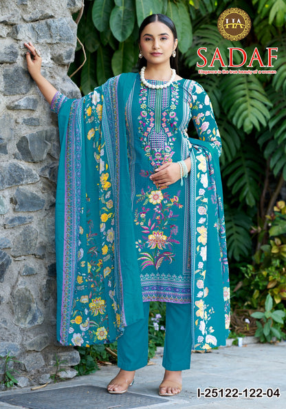 Sadaf Harshit Fashion Soft Cotton Karachi Salwar Suits Exporter