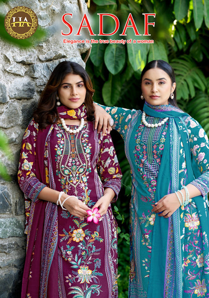 Sadaf Harshit Fashion Soft Cotton Karachi Salwar Suits Exporter