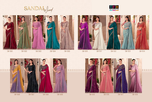 Sadalwood 15 Tfh Sarees Wholesaler India