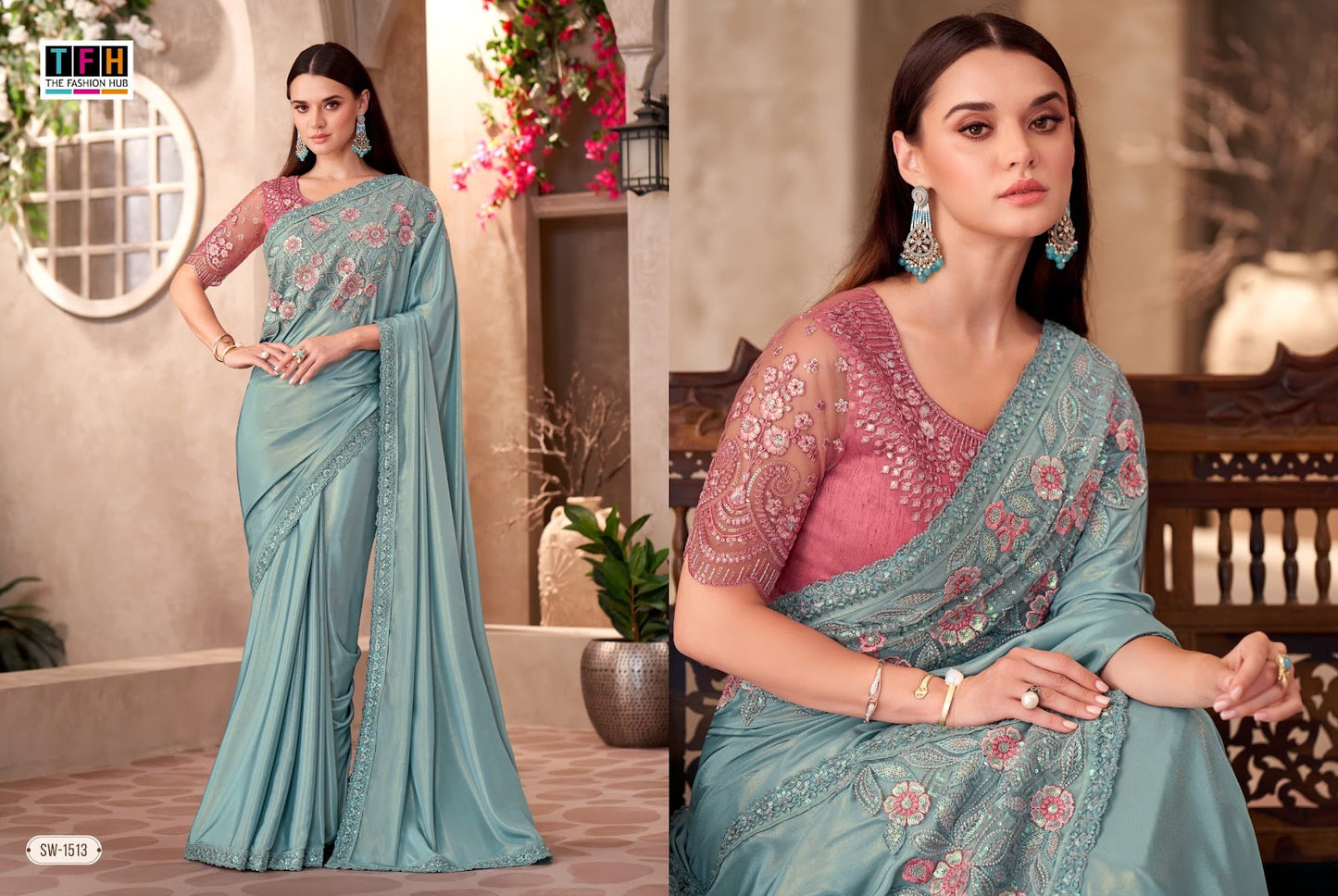 Sadalwood 15 Tfh Sarees Wholesaler India