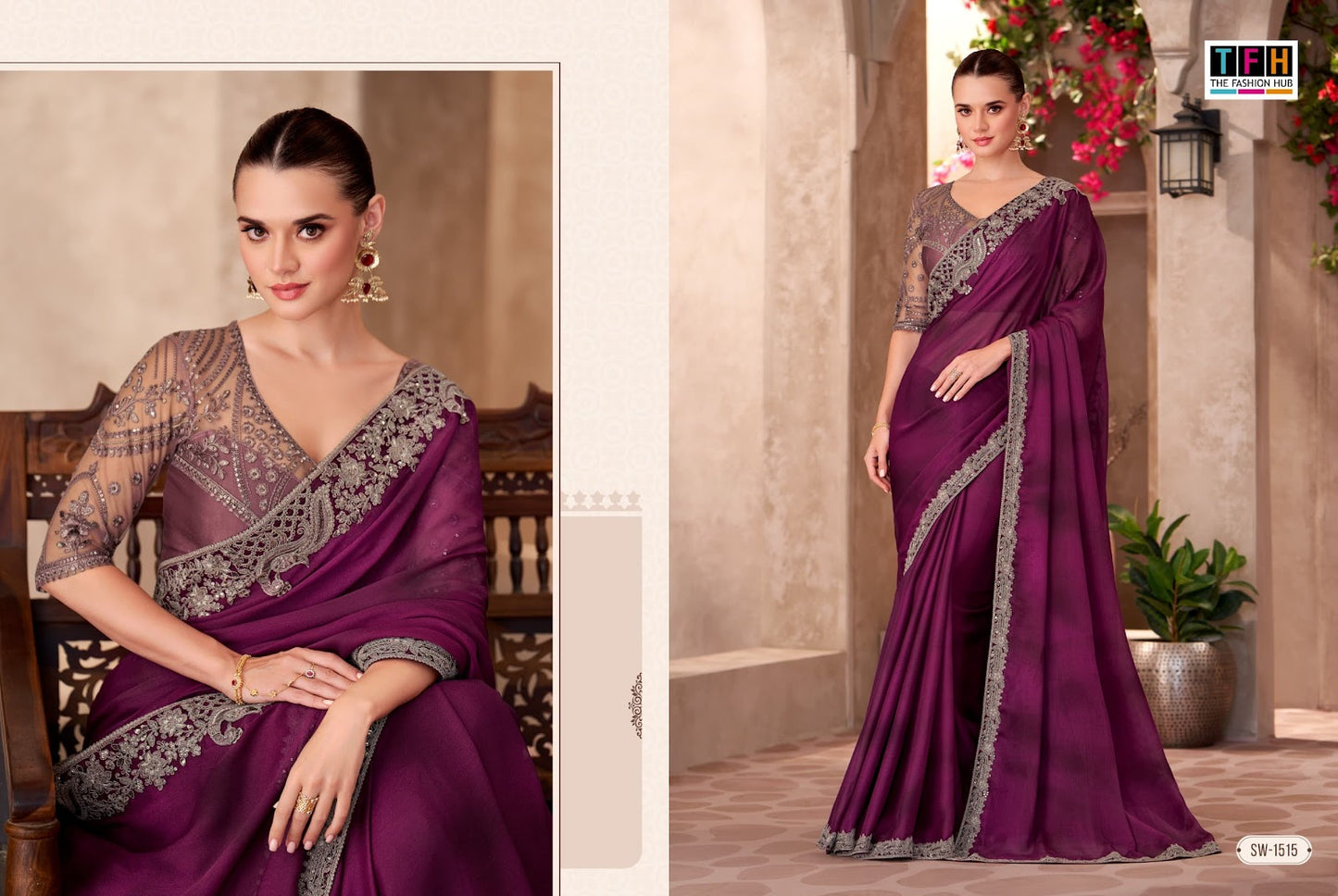 Sadalwood 15 Tfh Sarees Wholesaler India