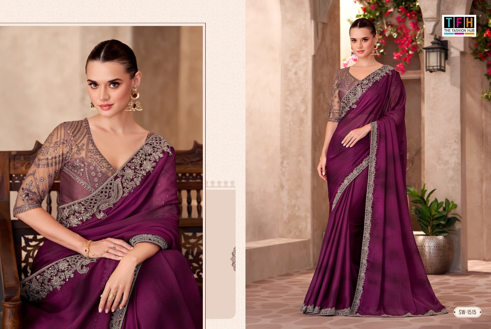 Sadalwood 15 Tfh Sarees Wholesaler India