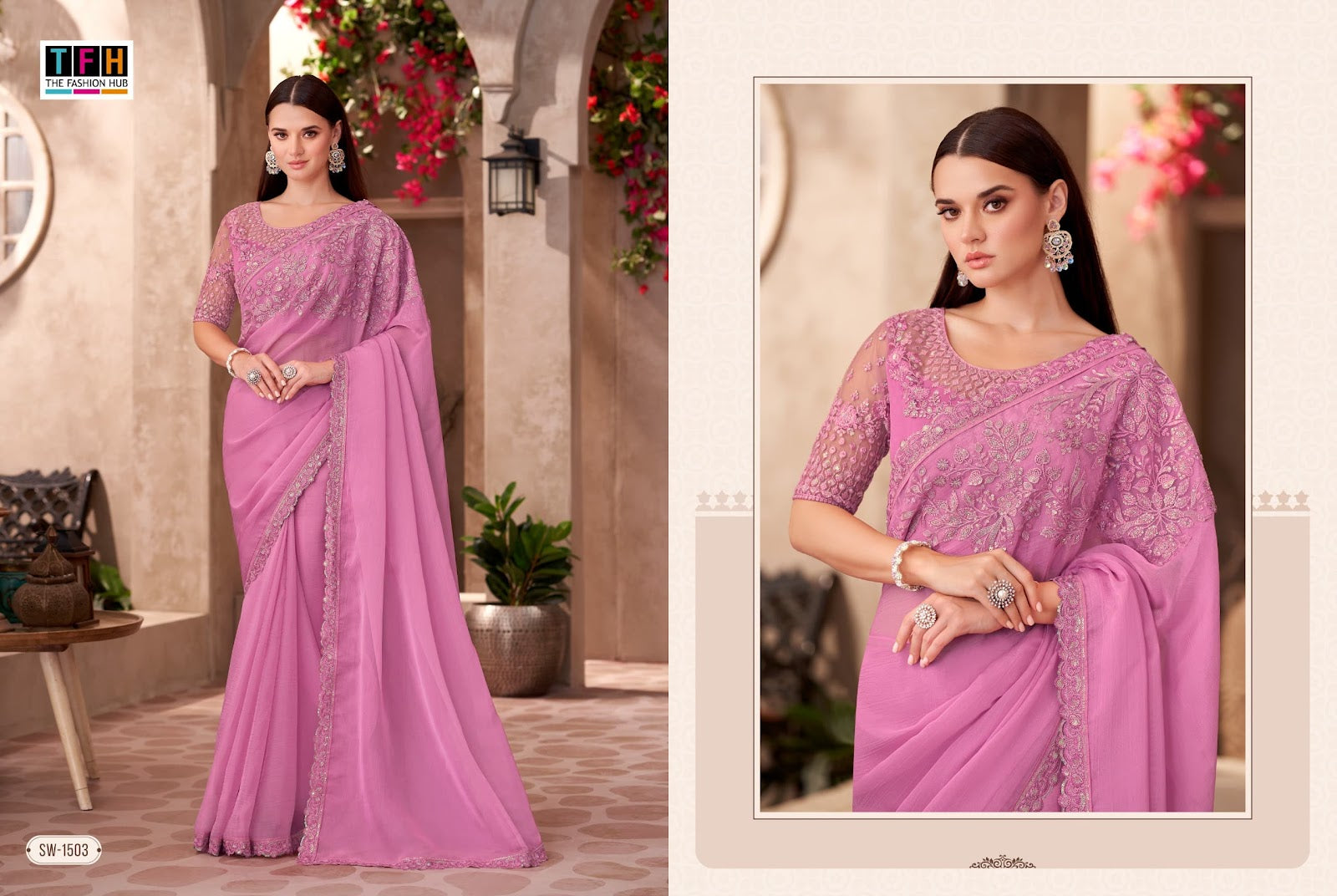 Sadalwood 15 Tfh Sarees Wholesaler India