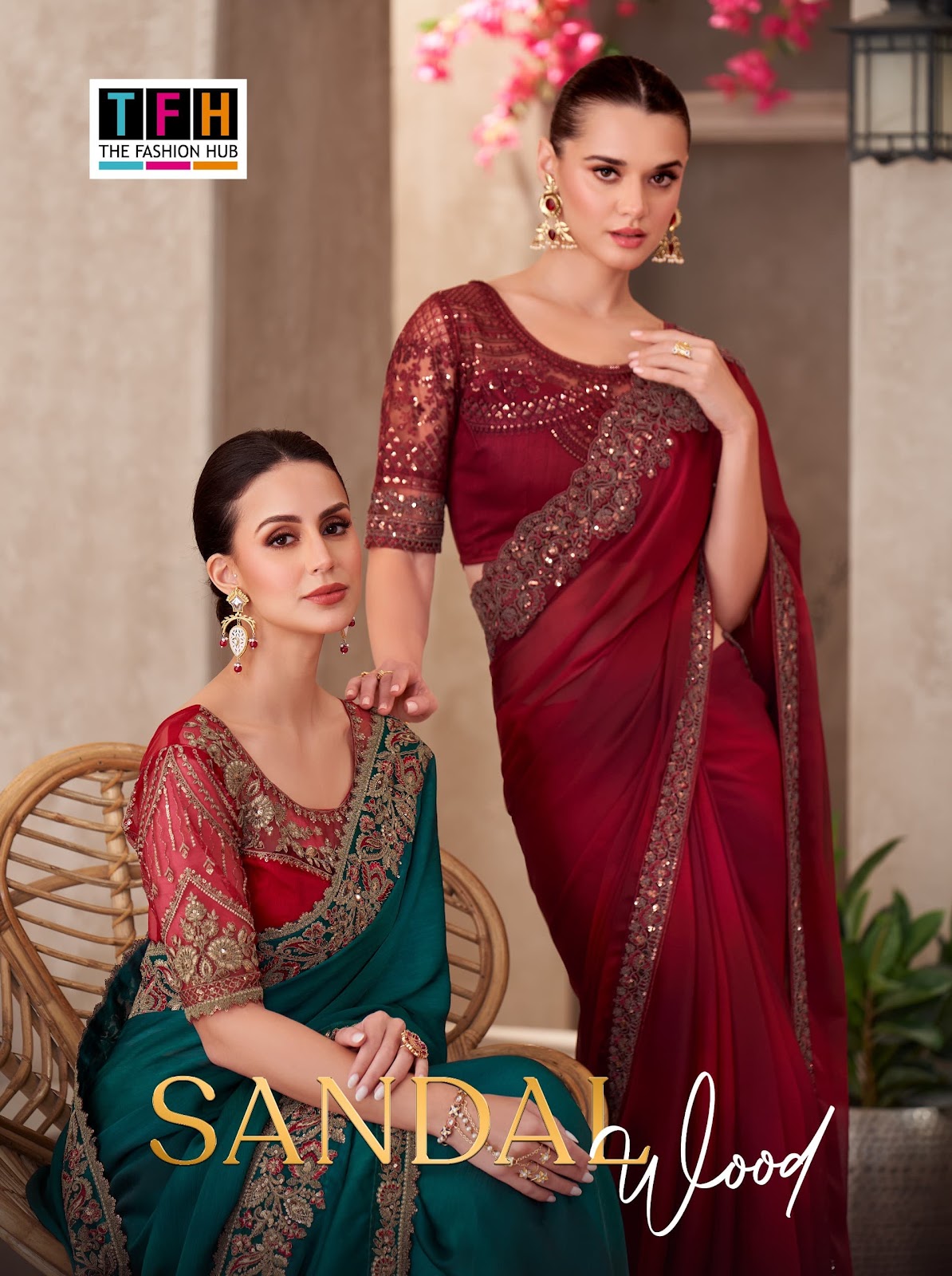 Sadalwood 15 Tfh Sarees Wholesaler India