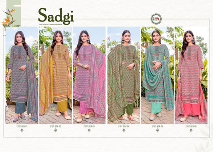Sadgi Harshit Fashion Pashmina Suits Manufacturer Gujarat