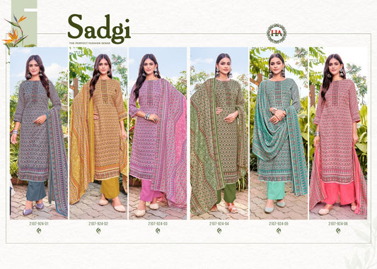 Sadgi Harshit Fashion Pashmina Suits Manufacturer Gujarat