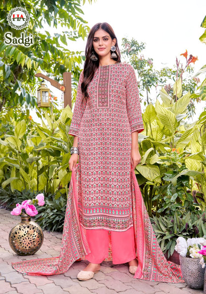 Sadgi Harshit Fashion Pashmina Suits Manufacturer Gujarat