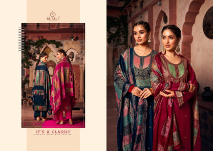Sadgi Rupali Jaam Satin Pant Style Suits Supplier Ahmedabad